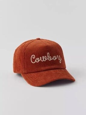 Free People x American Needle Cowboy Corduroy Hat